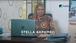 Stella Ngozi Akpamgbo Wins N2million in the Fidelity Get Alert In Millions Promo